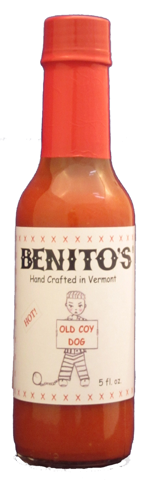 Benito's Old Coy Dog "Hot" Hot Sauce