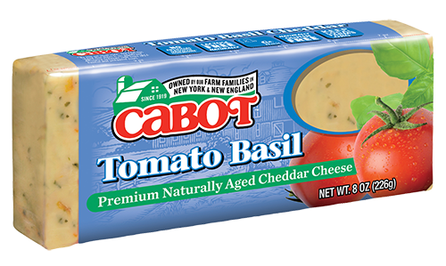 Cabot Cheese Tomato Basil Dairy Cheddar Bar #754