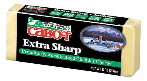 Cabot Cheese Extra Sharp White Dairy Cheddar Bar #047