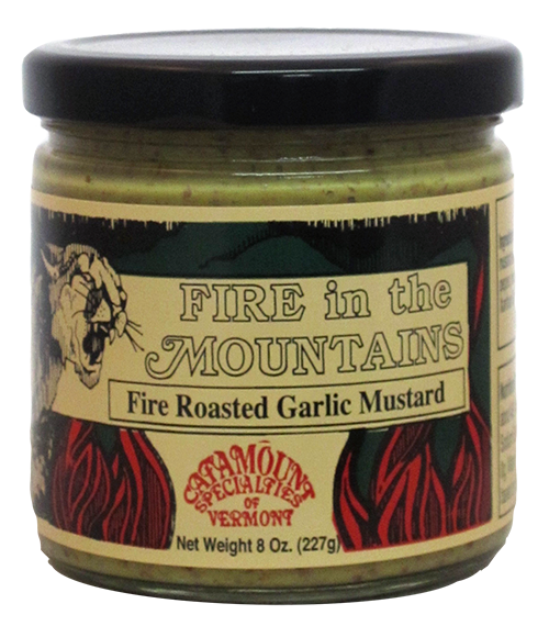 Catamount Specialties Fire Roasted Garlic Mustard