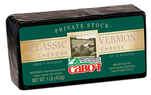 Cabot Cheese Private Stock Black Wax Cheddar