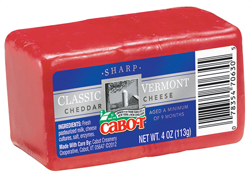 Cabot Cheese Sharp Red Wax Cheddar