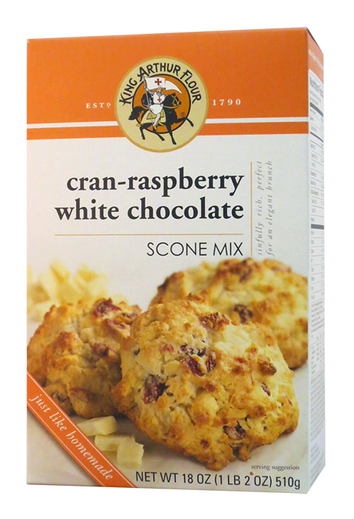 King Arthur Flour Cranberry Raspberry White Chocolate Scone mix
