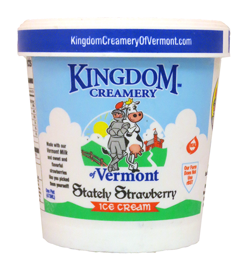 Kingdom Creamery Stately Strawberry Ice Cream
